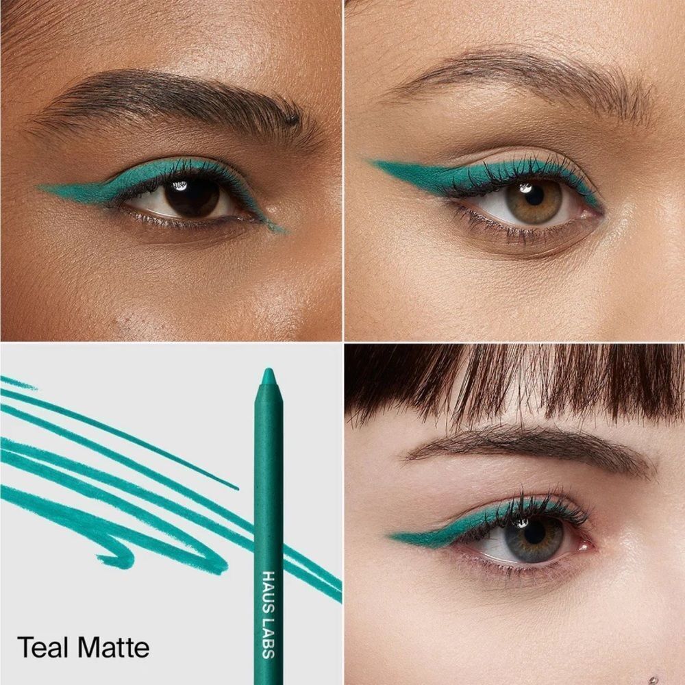 Haus Labs Optic Intensity Eco Eyeliner - Teal Matte